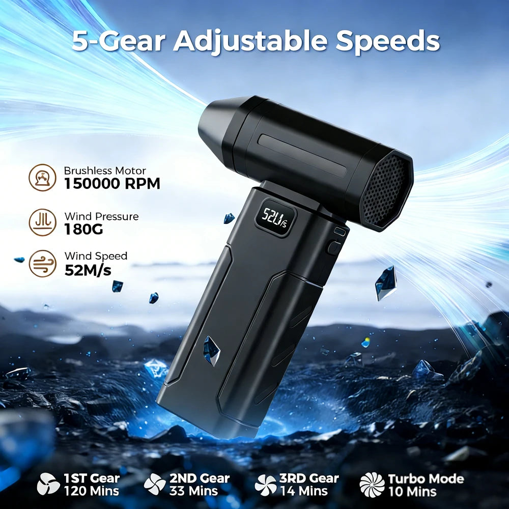 X8 Turbo Air Blower – 150,000 RPM