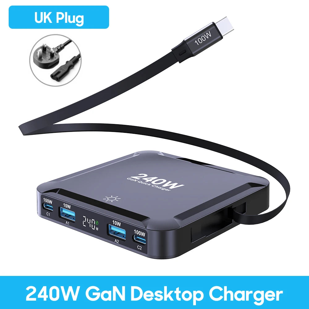Ueetop 175W GaN 6-Port USB C Charger