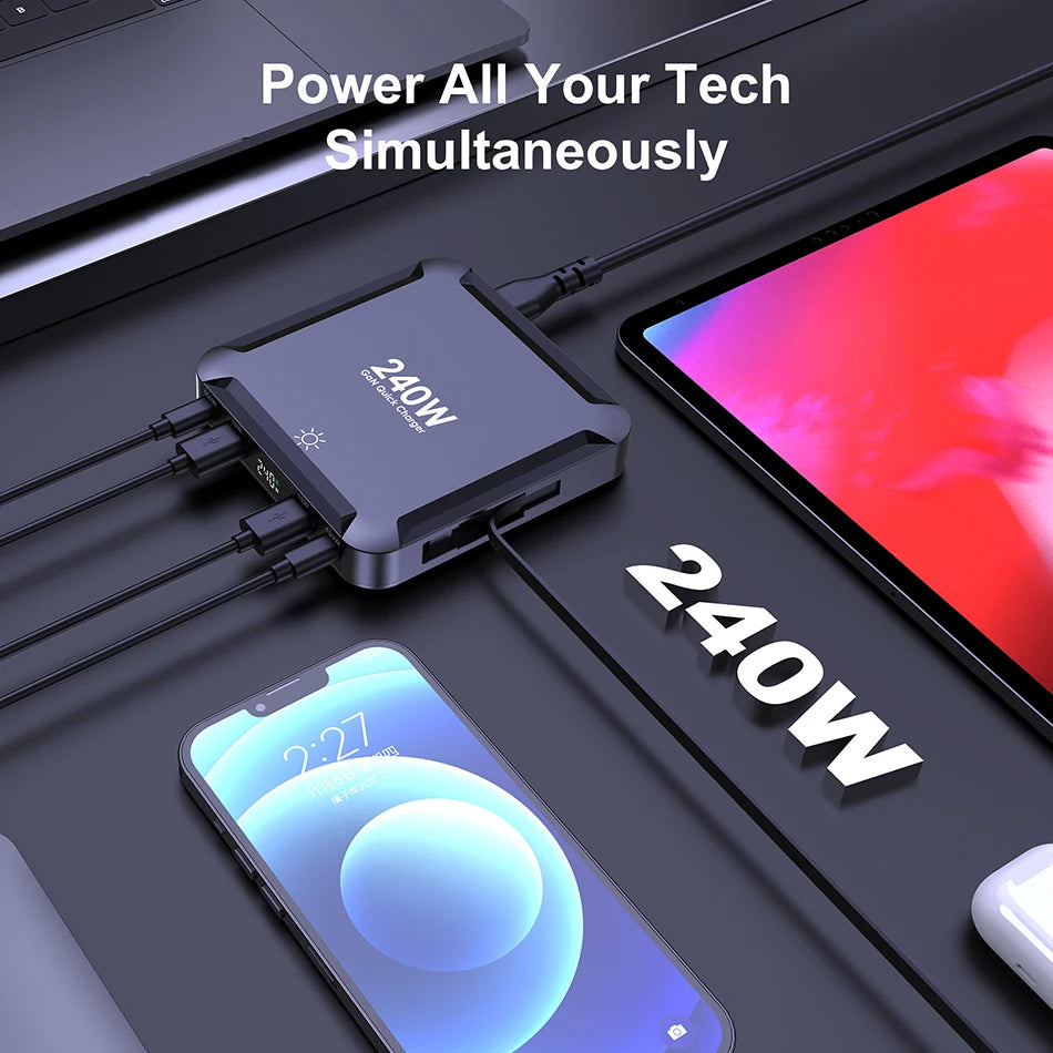 Ueetop 175W GaN 6-Port USB C Charger