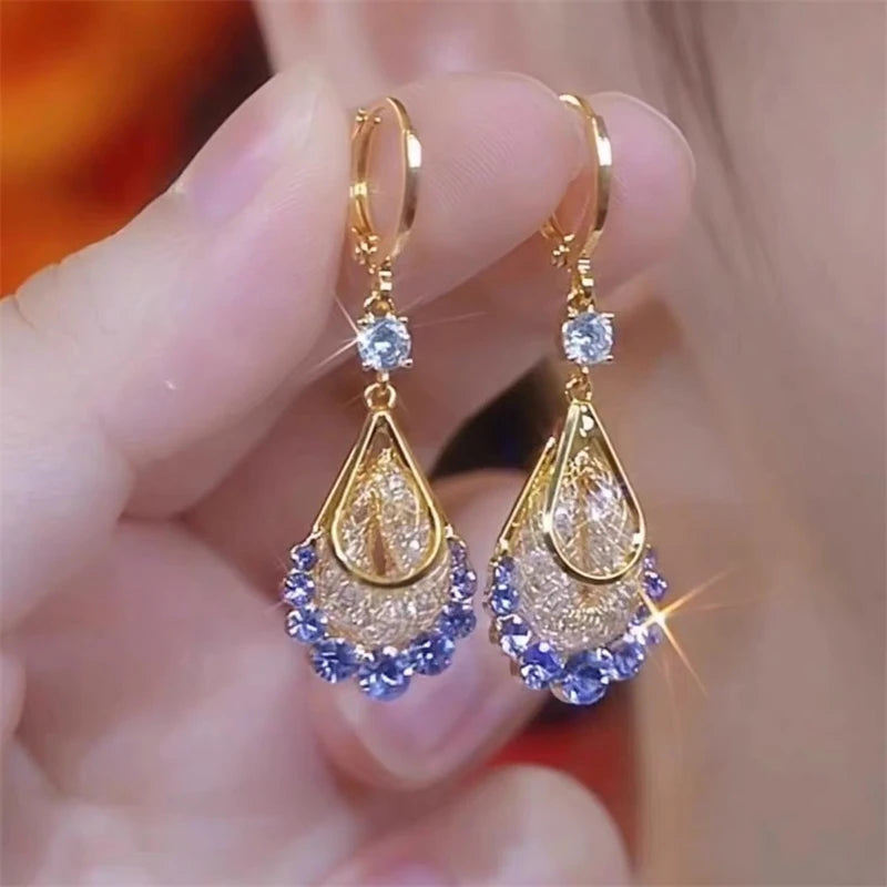Violet Luxe Tassel Earrings
